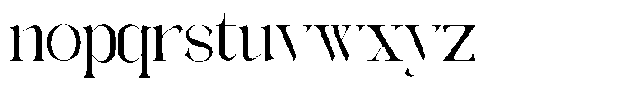Galdertin Charetam Serif Semi Bold Font LOWERCASE