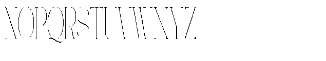 Galdertin Charetam Serif Thin Condensed Font UPPERCASE