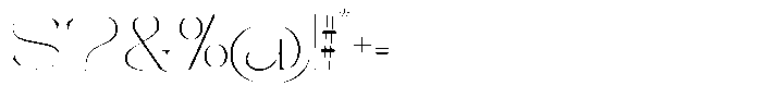 Galdertin Charetam Serif Thin Expanded Font OTHER CHARS