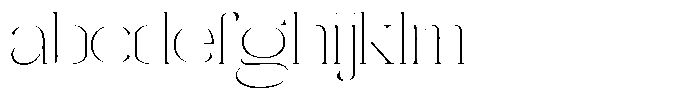 Galdertin Charetam Serif Thin Expanded FONT