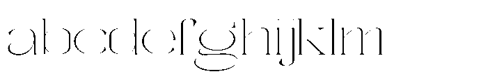 Galdertin Charetam Serif Thin Extra Expanded FONT