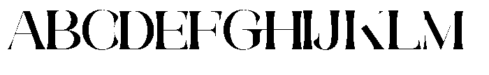 Galdertine Charetam Semi Serif Galdertine Charetam SM S Black Expanded Font UPPERCASE