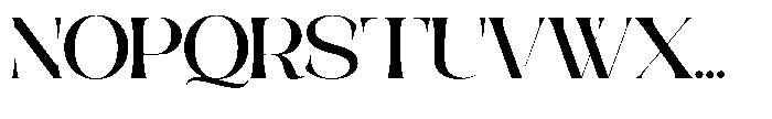 Galdertine Charetam Semi Serif Galdertine Charetam SM S Black Expanded Font UPPERCASE