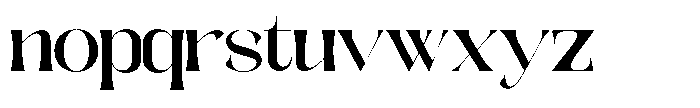 Galdertine Charetam Semi Serif Galdertine Charetam SM S Black Expanded Font LOWERCASE