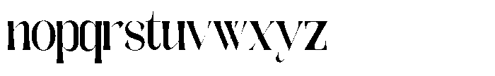 Galdertine Charetam Semi Serif Galdertine Charetam SM S Black Extra Condensed Font LOWERCASE