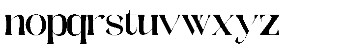 Galdertine Charetam Semi Serif Galdertine Charetam SM S Black Semi Expanded Font LOWERCASE