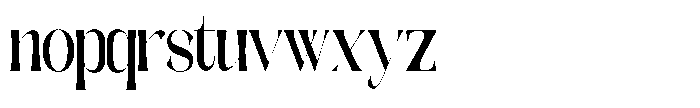 Galdertine Charetam Semi Serif Galdertine Charetam SM S Black Ultra Condensed Font LOWERCASE