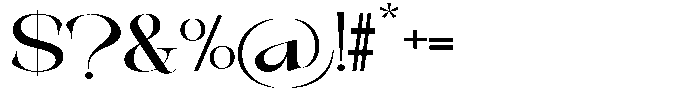 Galdertine Charetam Semi Serif Galdertine Charetam SM S Black Ultra Expanded Font OTHER CHARS