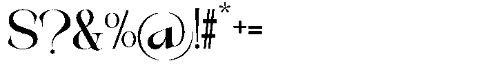 Galdertine Charetam Semi Serif Galdertine Charetam SM S Black Font OTHER CHARS