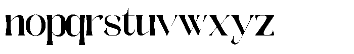 Galdertine Charetam Semi Serif Galdertine Charetam SM S Black Font LOWERCASE
