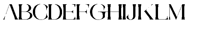 Galdertine Charetam Semi Serif Galdertine Charetam SM S Bold Extra Expanded Font UPPERCASE