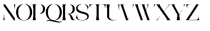 Galdertine Charetam Semi Serif Galdertine Charetam SM S Bold Semi Expanded Font UPPERCASE