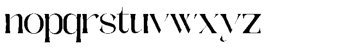 Galdertine Charetam Semi Serif Galdertine Charetam SM S Bold Semi Expanded Font LOWERCASE
