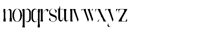 Galdertine Charetam Semi Serif Galdertine Charetam SM S Bold Ultra Condensed Font LOWERCASE