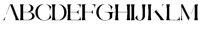 Galdertine Charetam Semi Serif Galdertine Charetam SM S Bold Ultra Expanded Font UPPERCASE