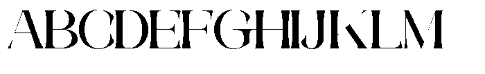 Galdertine Charetam Semi Serif Galdertine Charetam SM S Extra Bold Expanded Font UPPERCASE