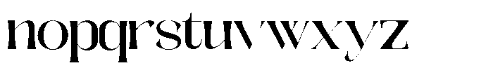 Galdertine Charetam Semi Serif Galdertine Charetam SM S Extra Bold Expanded Font LOWERCASE