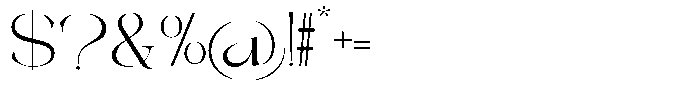 Galdertine Charetam Semi Serif Galdertine Charetam SM S Extra Expanded Font OTHER CHARS