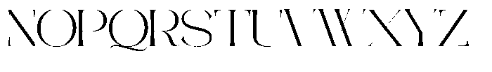 Galdertine Charetam Semi Serif Galdertine Charetam SM S Extra Expanded Font UPPERCASE