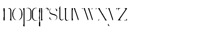 Galdertine Charetam Semi Serif Galdertine Charetam SM S Light Condensed Font LOWERCASE