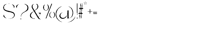 Galdertine Charetam Semi Serif Galdertine Charetam SM S Light Expanded Font OTHER CHARS