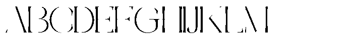 Galdertine Charetam Semi Serif Galdertine Charetam SM S Light Expanded Font UPPERCASE