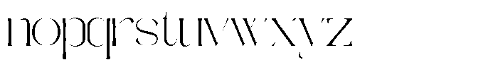 Galdertine Charetam Semi Serif Galdertine Charetam SM S Light Expanded Font LOWERCASE