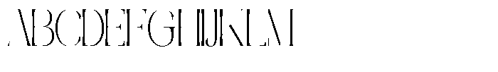 Galdertine Charetam Semi Serif Galdertine Charetam SM S Light Extra Condensed Font UPPERCASE