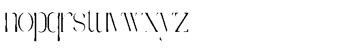 Galdertine Charetam Semi Serif Galdertine Charetam SM S Light Extra Condensed Font LOWERCASE
