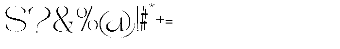 Galdertine Charetam Semi Serif Galdertine Charetam SM S Light Extra Expanded Font OTHER CHARS