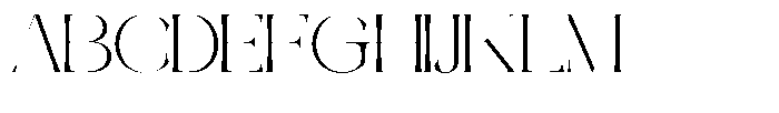 Galdertine Charetam Semi Serif Galdertine Charetam SM S Light Extra Expanded Font UPPERCASE