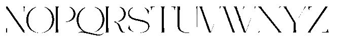 Galdertine Charetam Semi Serif Galdertine Charetam SM S Light Extra Expanded Font UPPERCASE