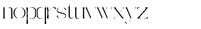 Galdertine Charetam Semi Serif Galdertine Charetam SM S Light Extra Expanded Font LOWERCASE