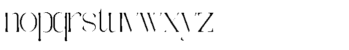 Galdertine Charetam Semi Serif Galdertine Charetam SM S Light Semi Condensed Font LOWERCASE