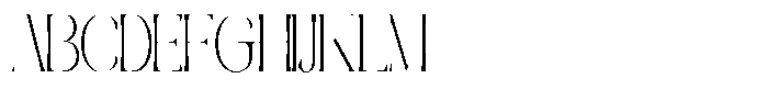 Galdertine Charetam Semi Serif Galdertine Charetam SM S Light Ultra Condensed Font UPPERCASE