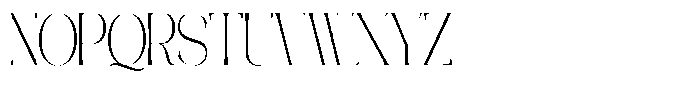 Galdertine Charetam Semi Serif Galdertine Charetam SM S Light Ultra Condensed Font UPPERCASE