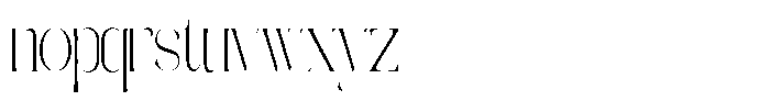 Galdertine Charetam Semi Serif Galdertine Charetam SM S Light Ultra Condensed Font LOWERCASE