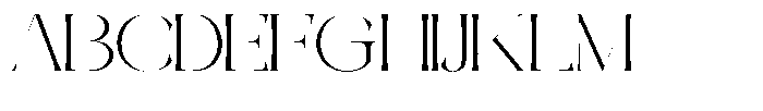 Galdertine Charetam Semi Serif Galdertine Charetam SM S Light Ultra Expanded Font UPPERCASE