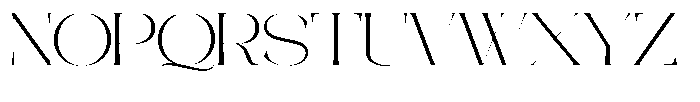 Galdertine Charetam Semi Serif Galdertine Charetam SM S Light Ultra Expanded Font UPPERCASE