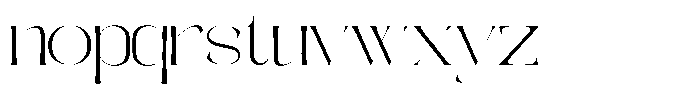 Galdertine Charetam Semi Serif Galdertine Charetam SM S Light Ultra Expanded Font LOWERCASE