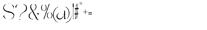 Galdertine Charetam Semi Serif Galdertine Charetam SM S Light Font OTHER CHARS