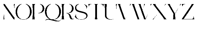 Galdertine Charetam Semi Serif Galdertine Charetam SM S Medium Expanded Font UPPERCASE