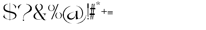 Galdertine Charetam Semi Serif Galdertine Charetam SM S Medium Extra Expanded Font OTHER CHARS