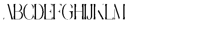 Galdertine Charetam Semi Serif Galdertine Charetam SM S Medium Ultra Condensed Font UPPERCASE