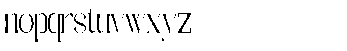 Galdertine Charetam Semi Serif Galdertine Charetam SM S Medium Ultra Condensed Font LOWERCASE