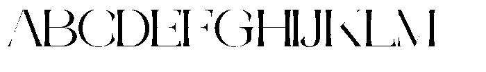 Galdertine Charetam Semi Serif Galdertine Charetam SM S Medium Ultra Expanded Font UPPERCASE