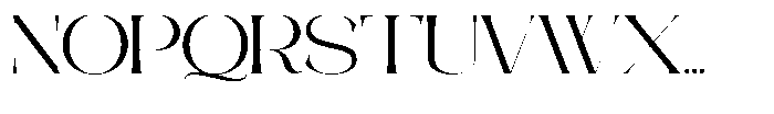 Galdertine Charetam Semi Serif Galdertine Charetam SM S Medium Ultra Expanded Font UPPERCASE