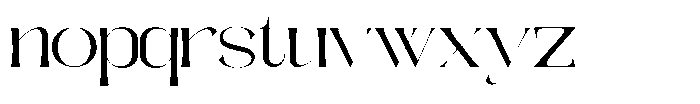 Galdertine Charetam Semi Serif Galdertine Charetam SM S Medium Ultra Expanded Font LOWERCASE