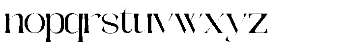 Galdertine Charetam Semi Serif Galdertine Charetam SM S Semi Bold Expanded Font LOWERCASE