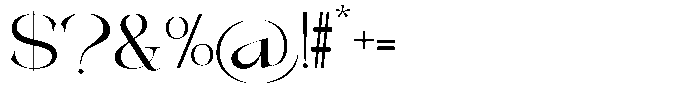 Galdertine Charetam Semi Serif Galdertine Charetam SM S Semi Bold Extra Expanded Font OTHER CHARS